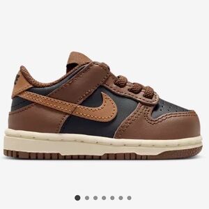 Nike Dunk Low 'Brown Black' Baby/Toddler Shoes size 5C